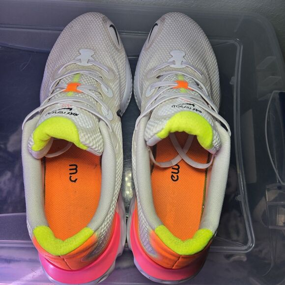 Nike Renew Run Men’s Running Shoes White Orange Volt CK6357-100 Size 11.5 main image 8